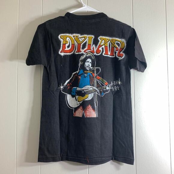 1978 BOB DYLAN Live In Concert American Tour single stitch graphic tee shirt L - Picture 6 of 7